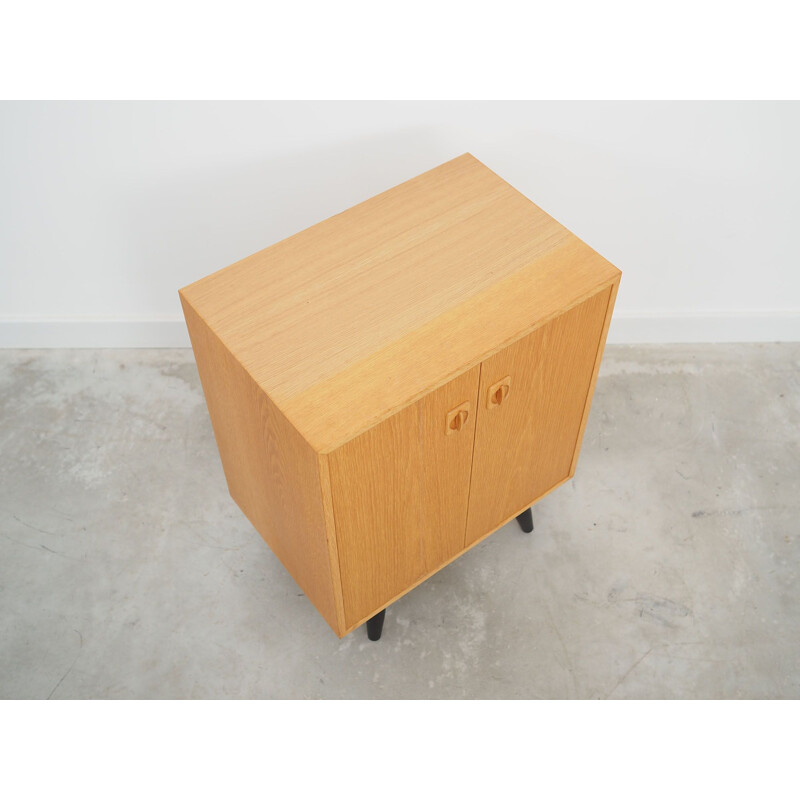 Mid-century ashwood veneered case storage from Domino Møbler, Denmark 1960s