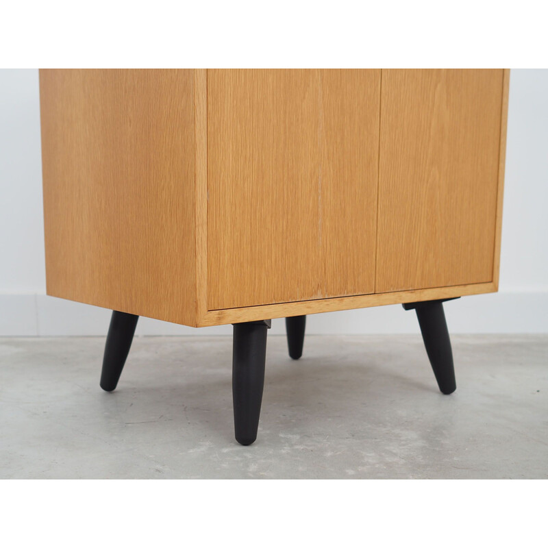 Mid-century ashwood veneered case storage from Domino Møbler, Denmark 1960s