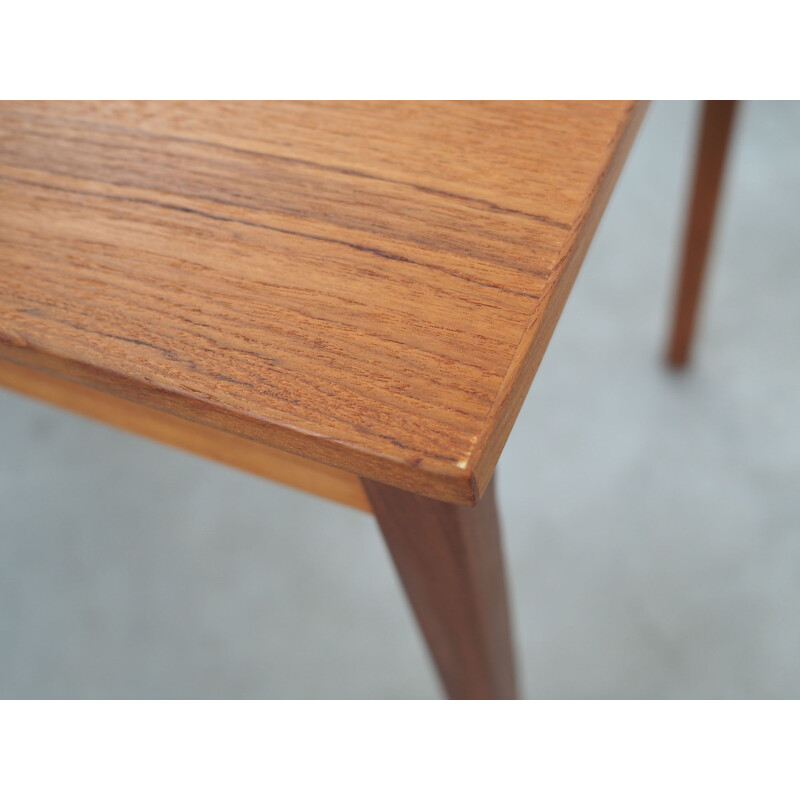 Vintage teak desk with 2 drawers, Denmark 1970s