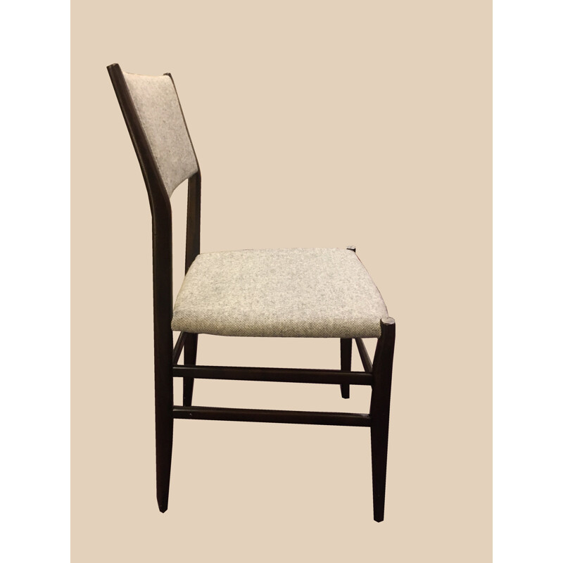 Conjunto de 6 sillas Leggera vintage de Gio Ponti edición Cassina