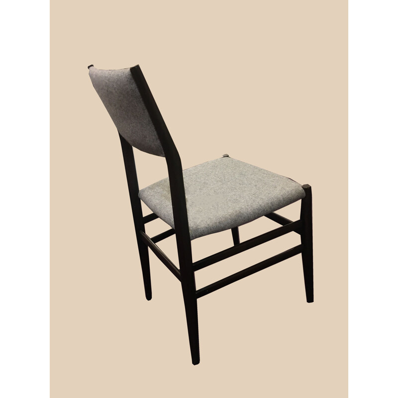 Conjunto de 6 sillas Leggera vintage de Gio Ponti edición Cassina