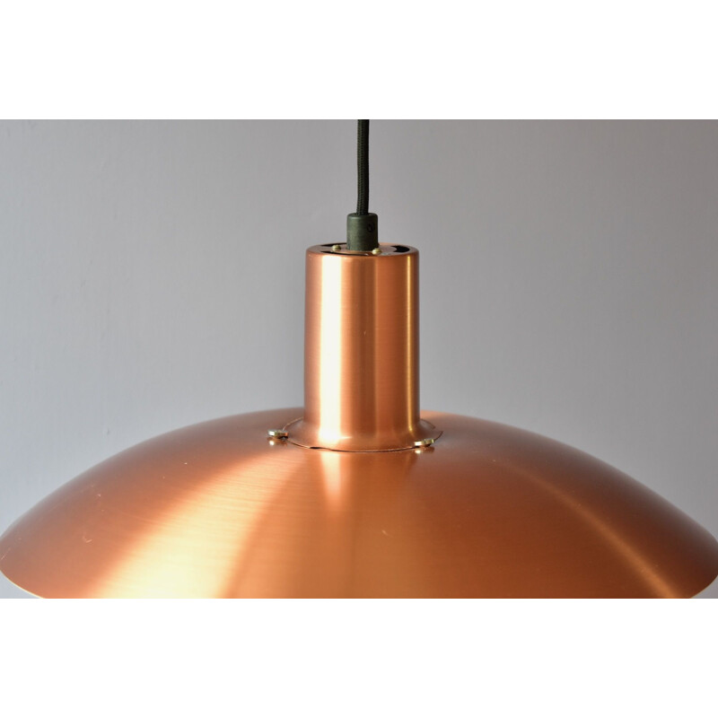 Vintage PH 4-4 12 copper pendant lamp by Poul Henningsen, Denmark