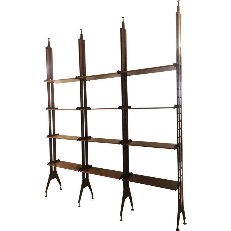 Vintage rosewood bookcase by Franco Albini, 1970