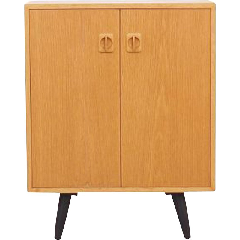 Mid-century ashwood veneered case storage from Domino Møbler, Denmark 1960s