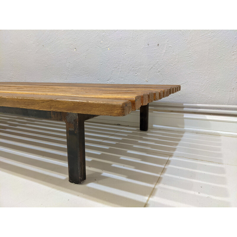 Banquette vintage Cansado de Charlotte Perriand, 1954