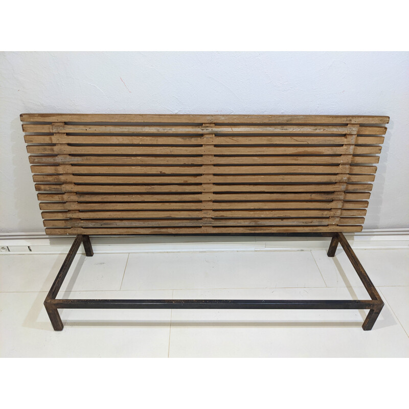 Vintage Cansado bench by Charlotte Perriand, 1954