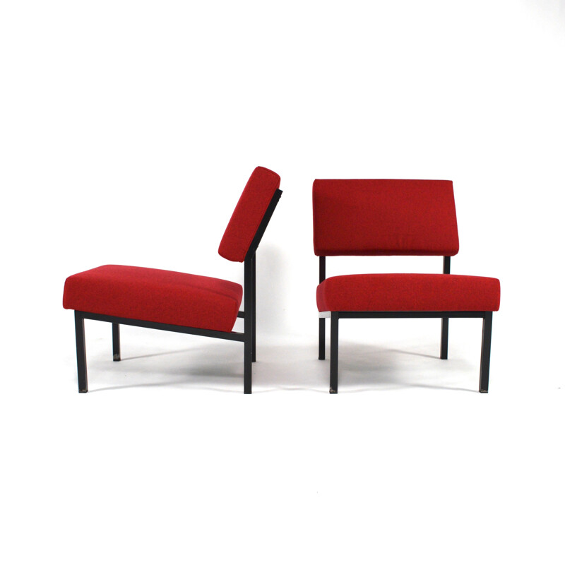 Pair of T'Spectrum easy chairs, Martin VISSER - 1950s