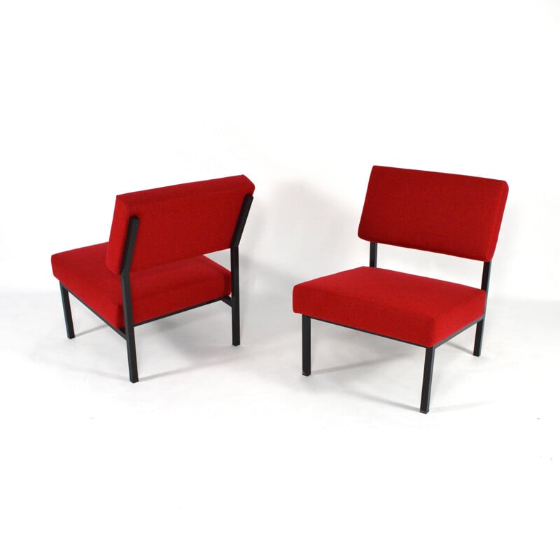 Pair of T'Spectrum easy chairs, Martin VISSER - 1950s