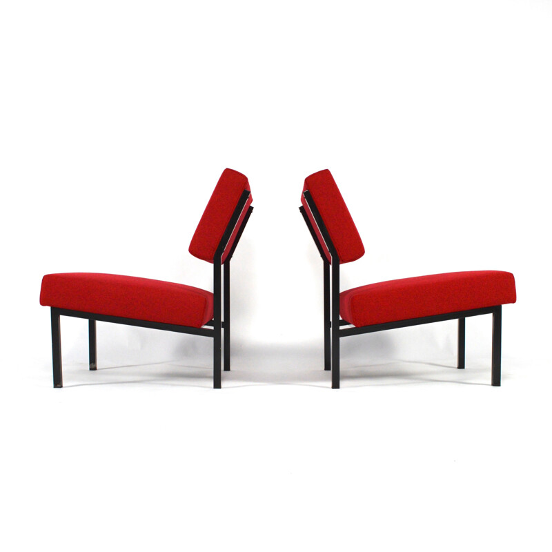 Pair of T'Spectrum easy chairs, Martin VISSER - 1950s