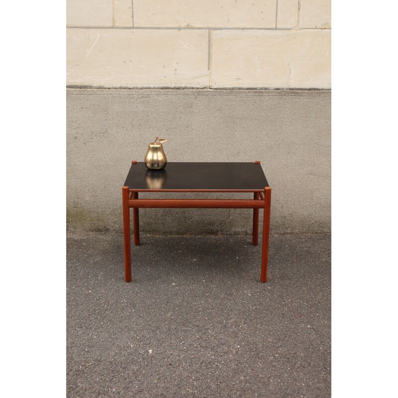 Vintage reversible side table by Ole Wanscher for Jeppesen, Denmark 1960s