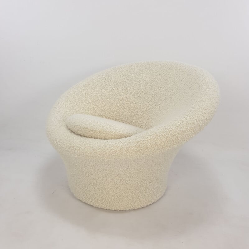 Set of vintage mushroom armchair & ottoman by Pierre Paulin for Artifort, 1960s