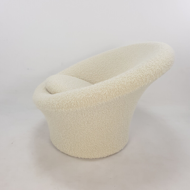 Set of vintage mushroom armchair & ottoman by Pierre Paulin for Artifort, 1960s