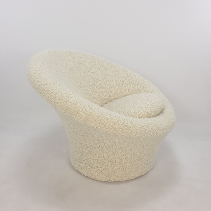 Set of vintage mushroom armchair & ottoman by Pierre Paulin for Artifort, 1960s