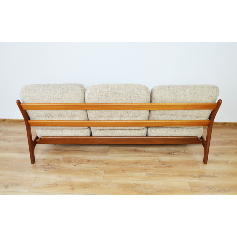 Conjunto de sofás e poltronas de teca vintage, 1960