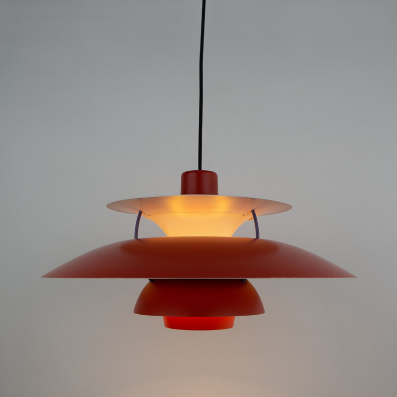 Vintage PH 5 pendant lamp by Poul Henningsen for Louis Poulsen, Denmark 1958