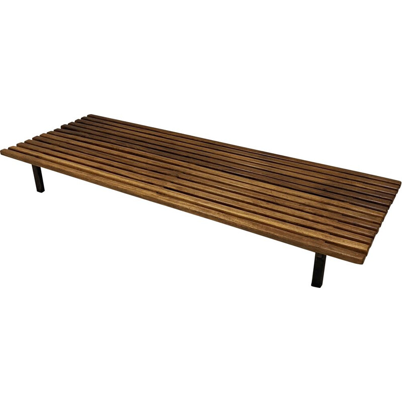 Vintage Cansado bench by Charlotte Perriand, 1954