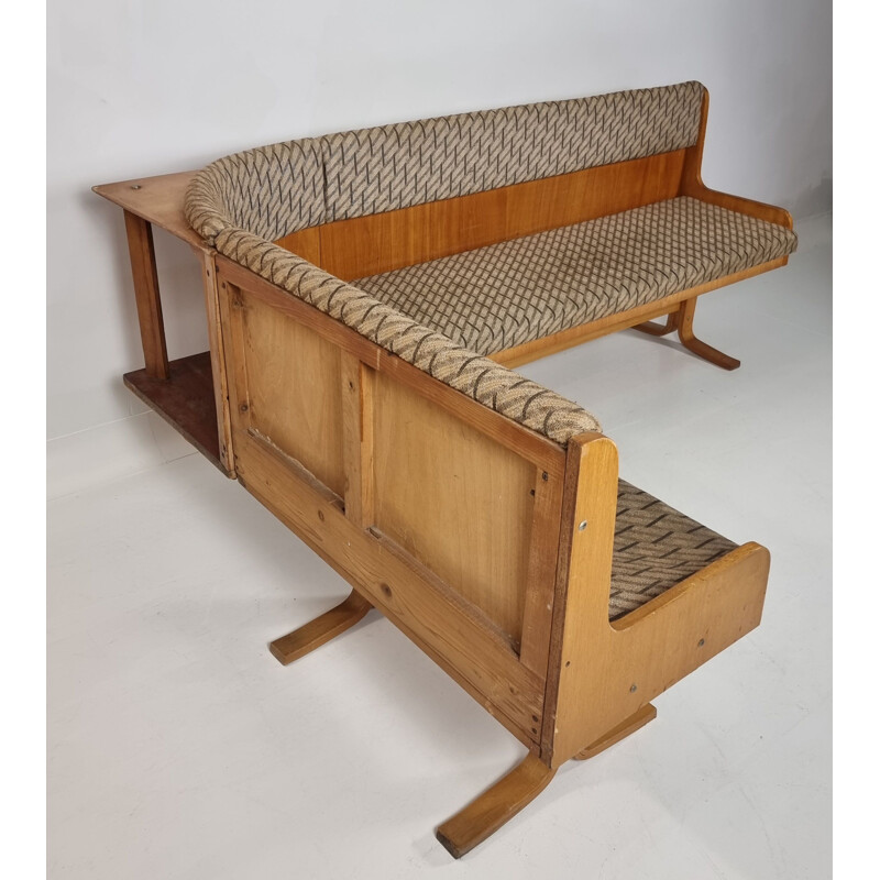 Vintage living room set by Ludvik Volak for Drevopodnik Holesov, Czechoslovakia 1960