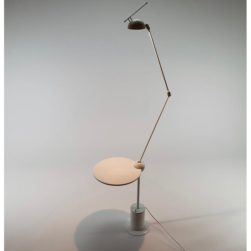 Vintage articulated floor lamp by Edward Geluk, 1980s