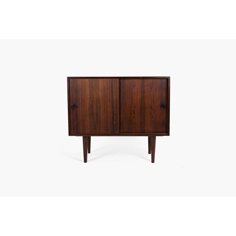 Small Scandinavian cabinet in rosewood, Kai KRISTIANSEN - 1960s