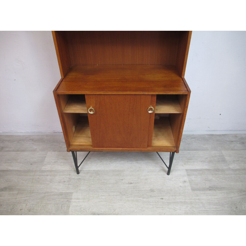 Teak vintage bookcase, Sweden 1970s