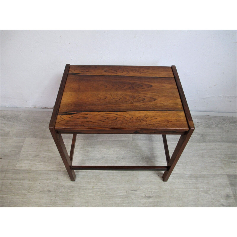 Rosewood vintage side table, Denmark 1960s