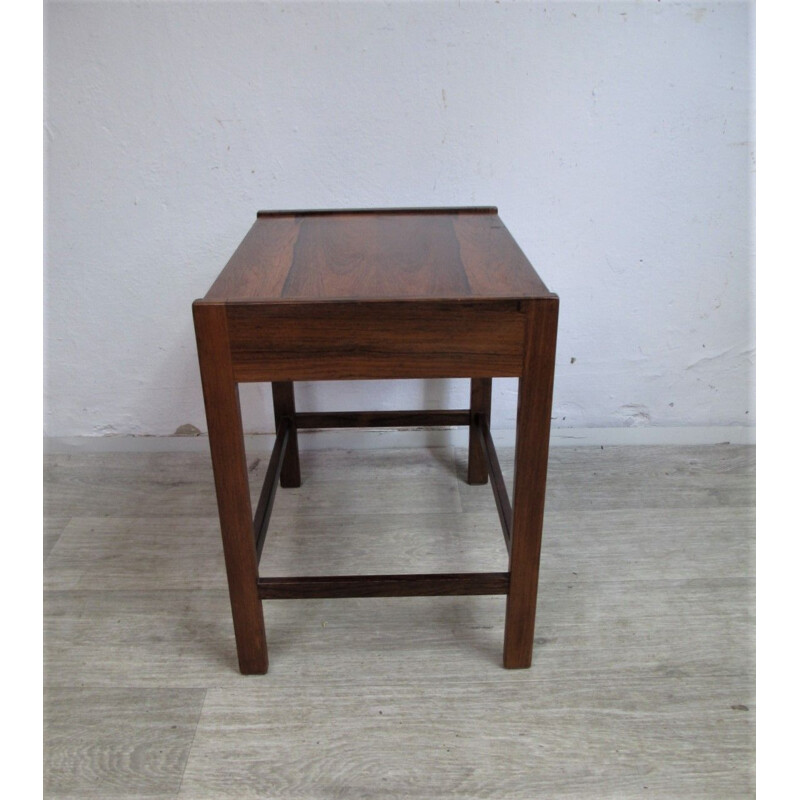 Rosewood vintage side table, Denmark 1960s