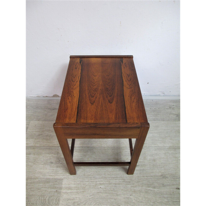 Rosewood vintage side table, Denmark 1960s