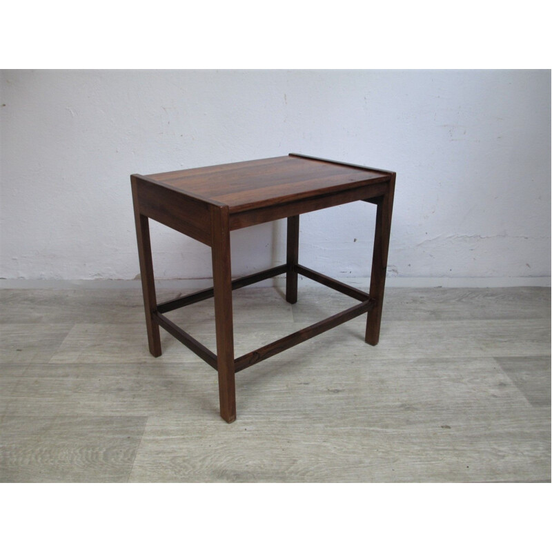 Table d'appoint vintage en palissandre, Danemark 1960