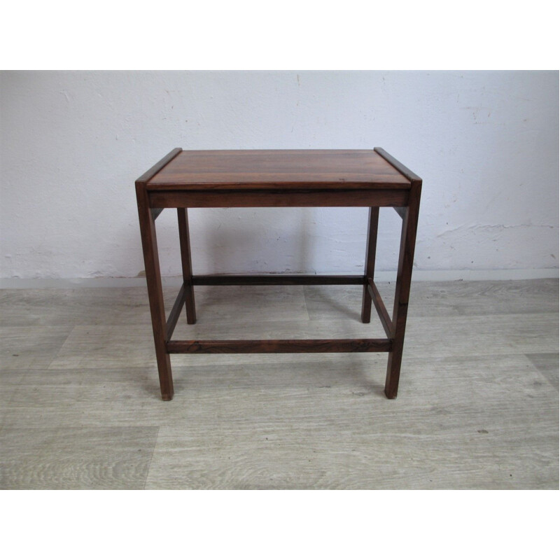 Rosewood vintage side table, Denmark 1960s