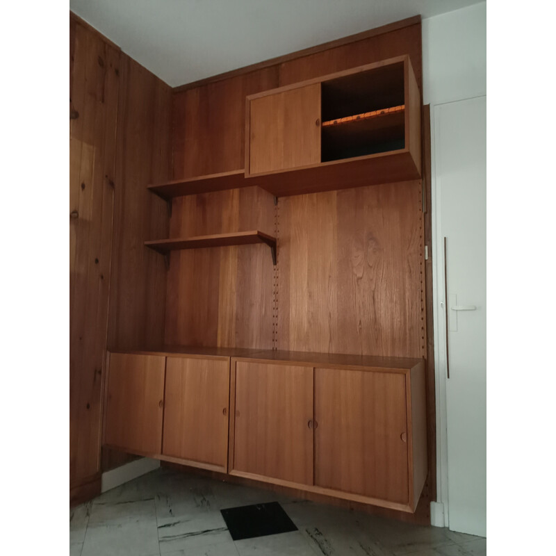 Modular unit bookcase cadovius scandinavian vintage
