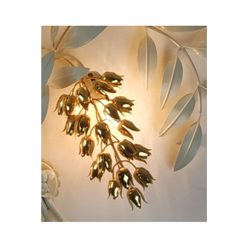 Vintage wall lamp Pioggia D'Oro by Hans Kögl, 1970s