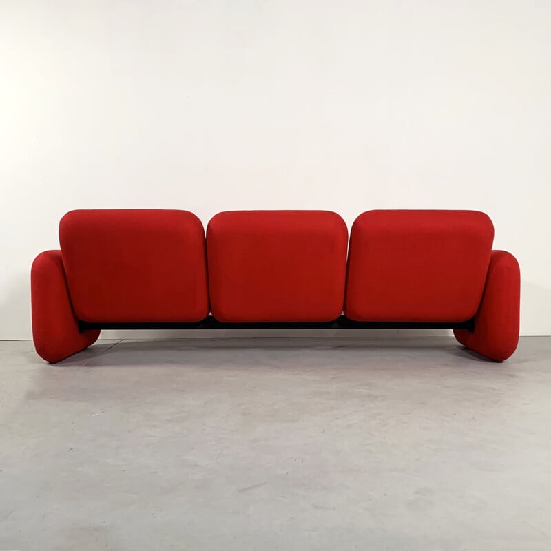 3-seater Chiclet vintage sofa by Ray Wilkes for Herman Miller, 1970s