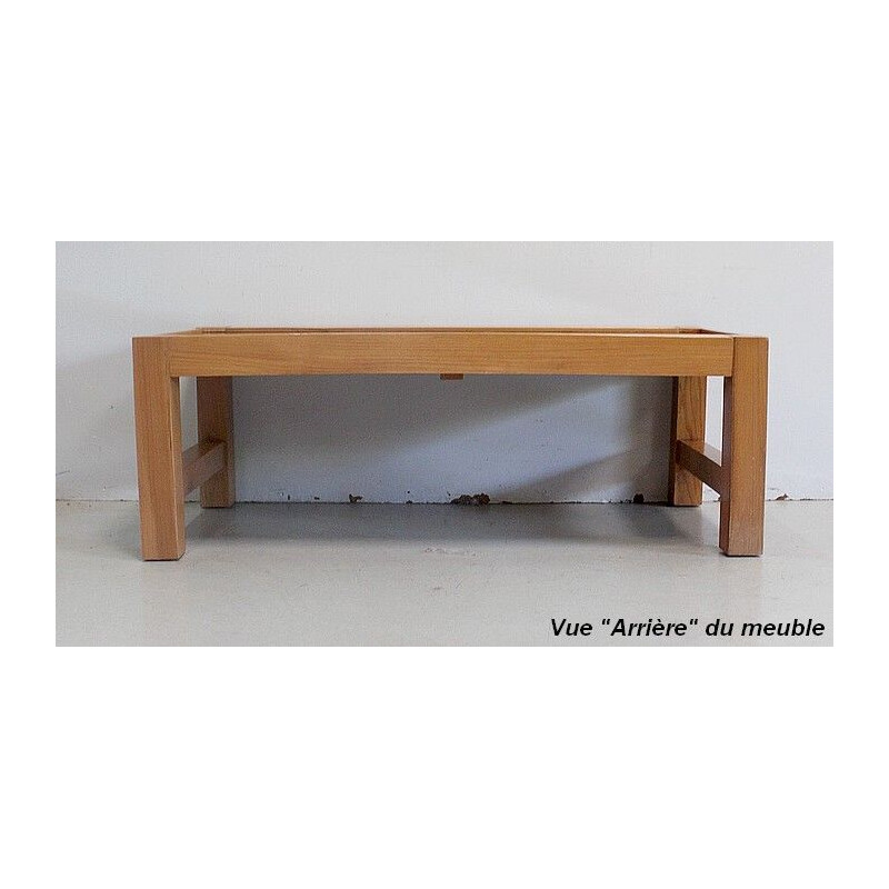 Modularer Vintage-Couchtisch aus massiver Esche, 1970