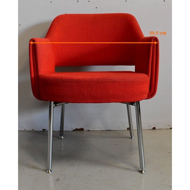 Vintage fauteuil model Deauville van P. Gautier-Delaye, 1960