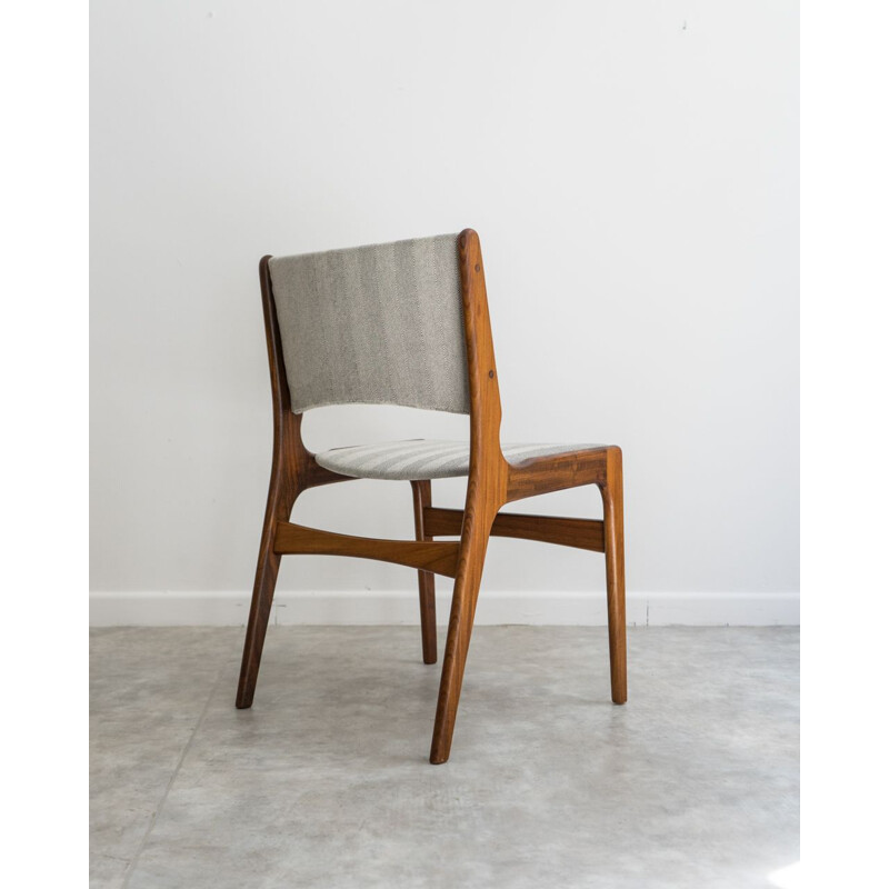 Set of 4 vintage chairs model 89 by Erik Buch for Anderstrup Møbelfabrik, Denmark 1960s