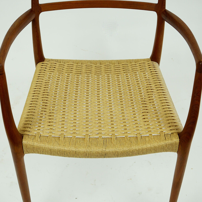 Vintage teak chair mod.62 by Niels Otto Moller, Denmark 1962