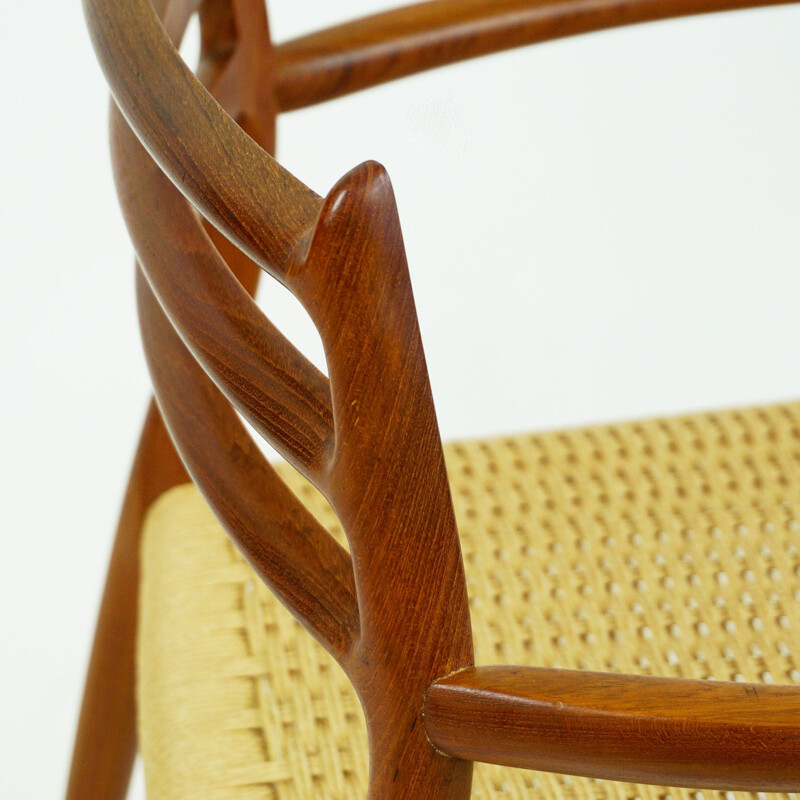 Vintage teak chair mod.62 by Niels Otto Moller, Denmark 1962