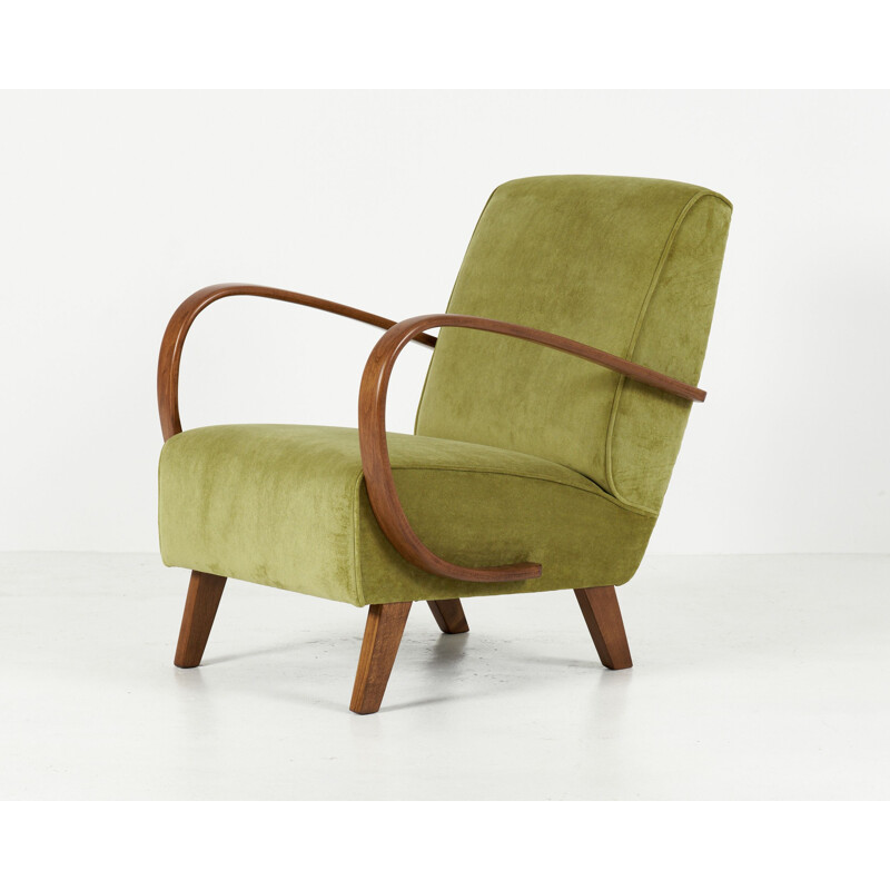Vintage type C armchair by Jindrich Halabala, 1930