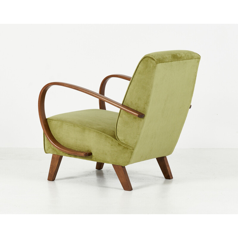 Vintage type C armchair by Jindrich Halabala, 1930