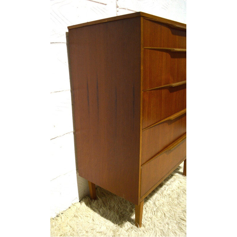 Vintage chest of drawers in teak - 1960s