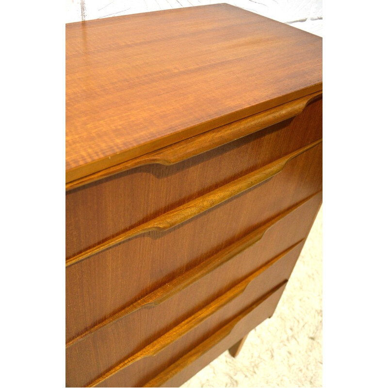 Vintage chest of drawers in teak - 1960s