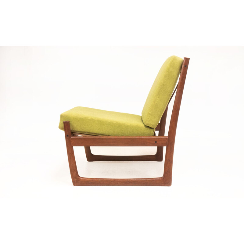 Vintage teak armchair by Peter Hvidt & Orla Molgaard for France & Son, Denmark 1950s
