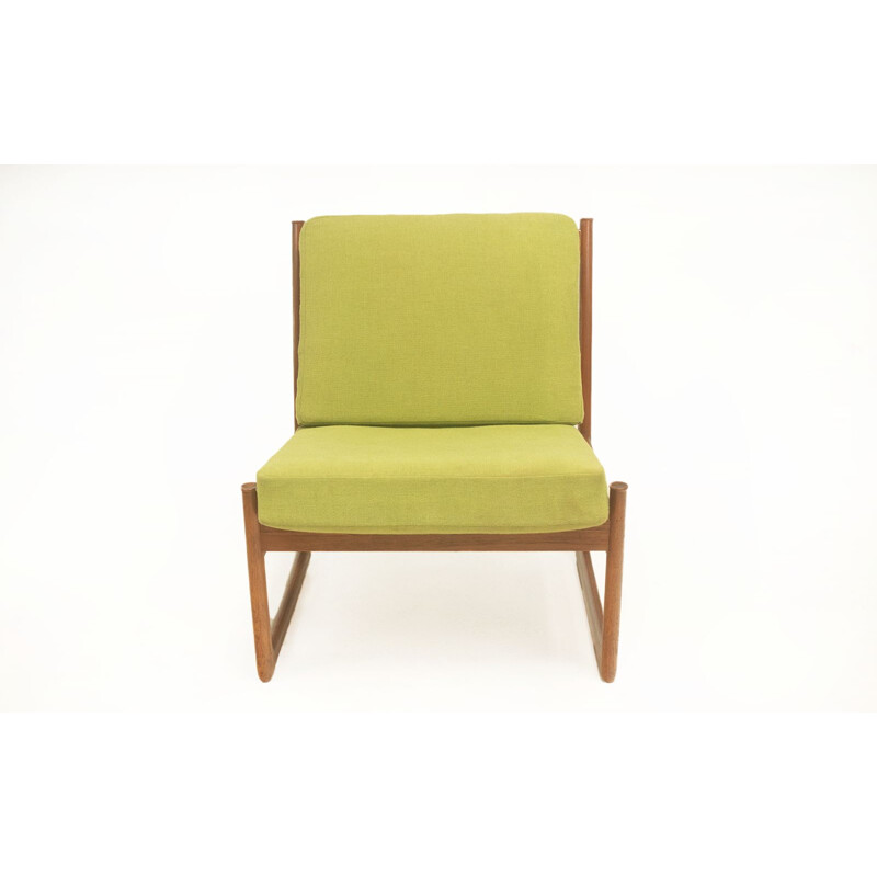 Vintage teak armchair by Peter Hvidt & Orla Molgaard for France & Son, Denmark 1950s