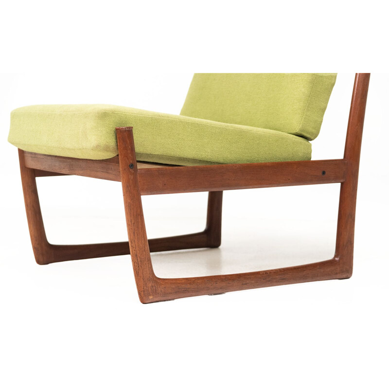 Vintage teak armchair by Peter Hvidt & Orla Molgaard for France & Son, Denmark 1950s
