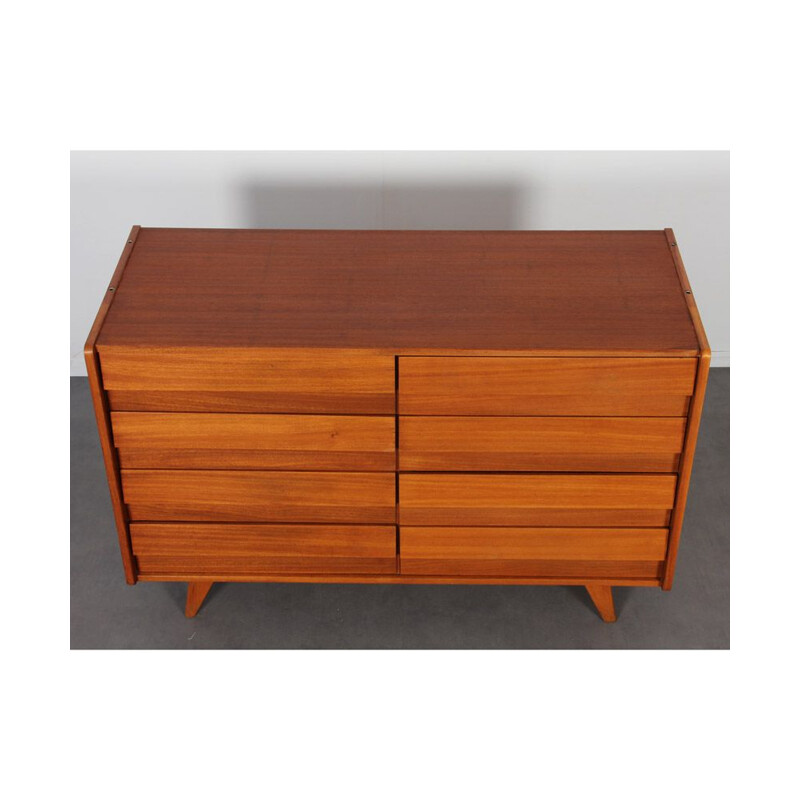 Vintage mahogany chest of drawers by Jiri Jiroutek for Interier Praha, Czechoslovakia 1960s