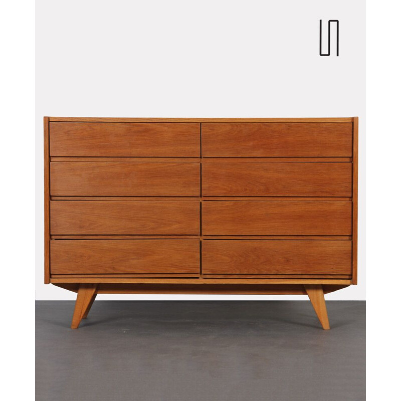 Vintage chest of drawers model U-453 by Jiri Jiroutek for Interier Praha, Czechoslovakia 1960