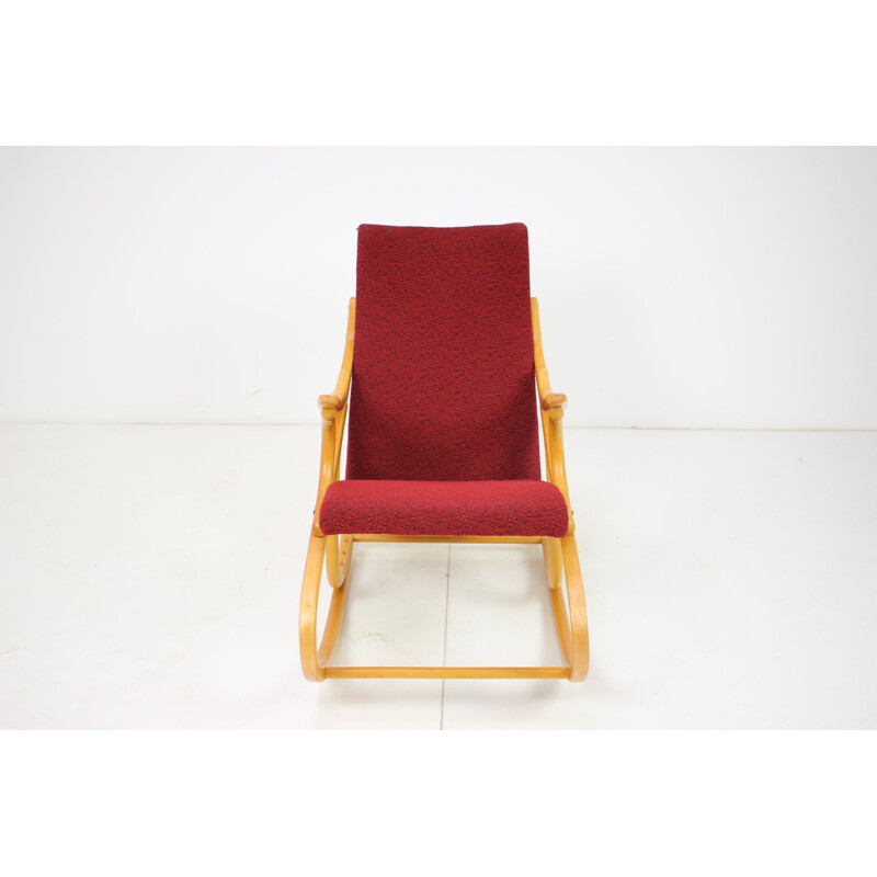 Mid century rocking chair for Ton, Czechoslovakia 1970s