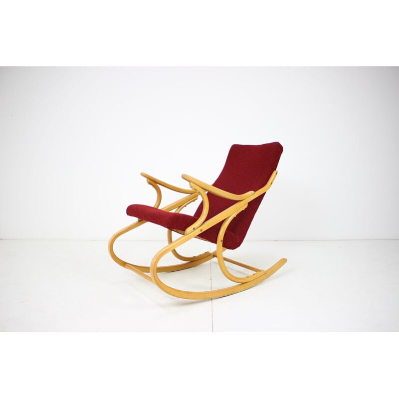 Mid century rocking chair for Ton, Czechoslovakia 1970s