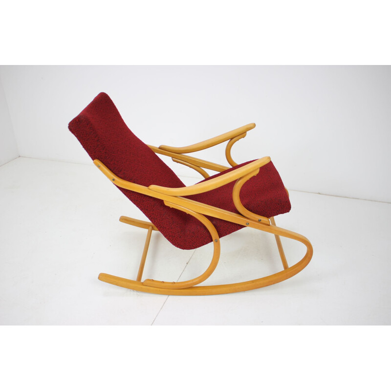 Mid century rocking chair for Ton, Czechoslovakia 1970s