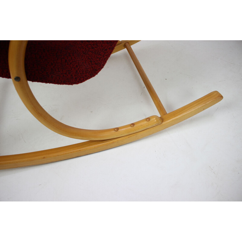 Mid century rocking chair for Ton, Czechoslovakia 1970s